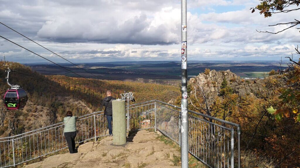 Ausblick von der Seilbahnstation