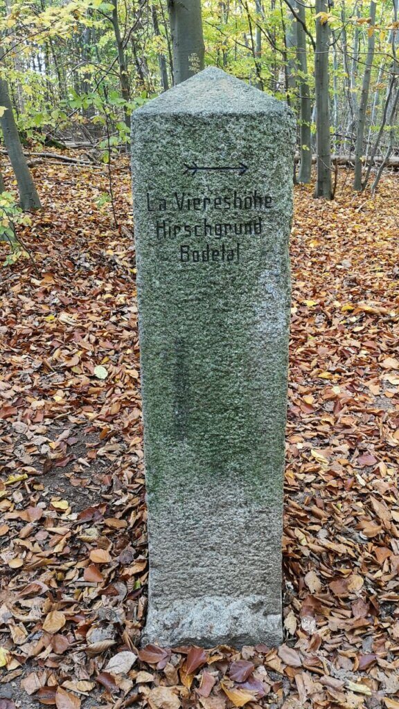 Wegweise zu den Tageszielen