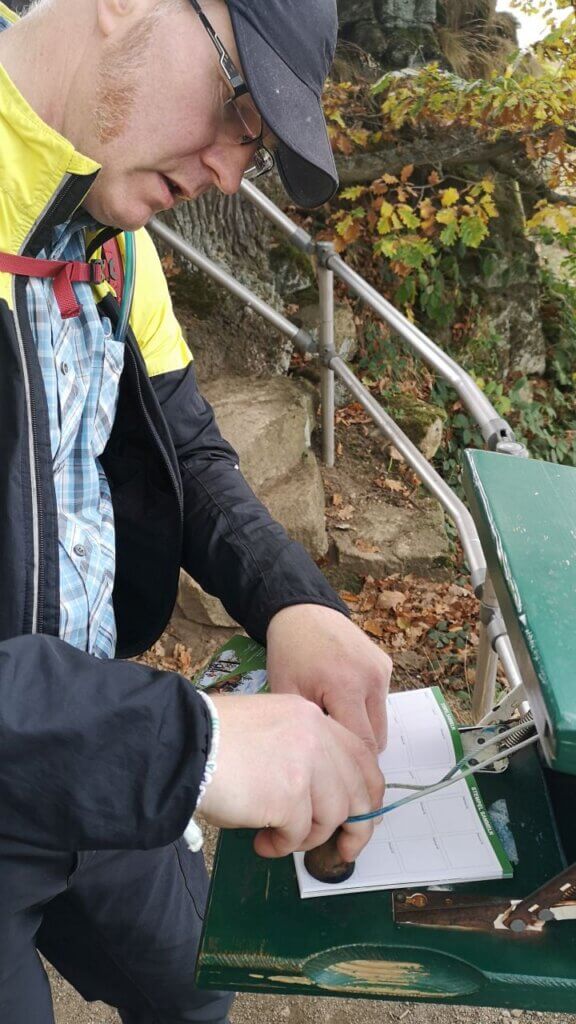 unser erster echter Stempel